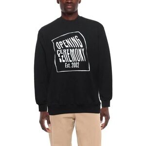 Opening Ceremony Black Sweatshirt with White Logo